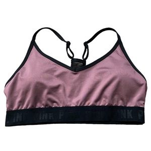 Victoria’s Secret Pink Ultimate Mesh Back Sport Gym Active Sports Bra (size L)